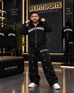 Ensemble de survêtement personnalisé OEM en gros – Jogger, sweat à capuche et pantalon – Fabricant de vêtements de sport avec logo personnalisé – Fournisseur de vêtements - Product Image 2