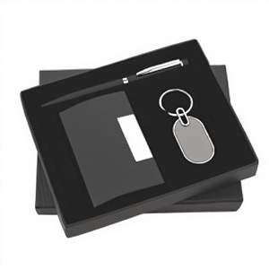 Premium Pen Keychain & Cardholder <b>Gift</b> <b>Set</b> S-125 Elegant Corporate Combo Metal Pen Stylish Keychain Card Holder for Gifting - Product Image 1