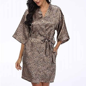 Plain <b>Satin</b> Polyester <b>Robes</b> <b>Women</b> Wholesale Bathrobe Party Beach Wedding Sleepwear Custom Logo OEM - Product Image 6