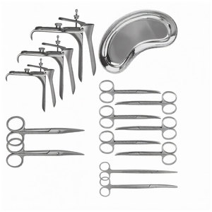 Ensemble personnalisé d'instruments chirurgicaux : Spéculum, Ciseaux, Bol réniforme, en acier inoxydable manuel, certifié CE Classe II, pour usage hospitalier - Product Image 5