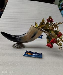 Florero de cuerno de búfalo Real hecho a mano de tamaño personalizado de la mejor venta, maceta de amor tallada para uso doméstico, propósito múltiple - Product Image 6