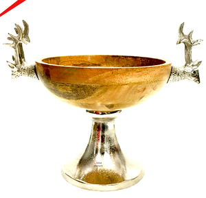 Professional Catering Stainless Steel Serving Bowl with Anti-Slip Base and Decorative Handle for Buffet Service - Product Image 3