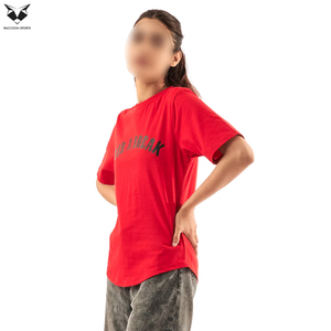 T-shirts décontractés pour femmes en coton polyester respirant de couleur unie, manches courtes, dernier style, nouveau produit, meilleure vente, t-shirt pour femmes - Product Image 4