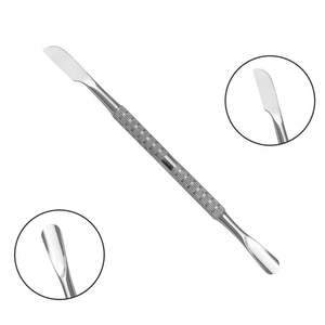 Pousse-cuticules professionnel à lame large incurvée personnalisée, double face, en acier inoxydable, meilleur coupe-cuticules - Product Image 2