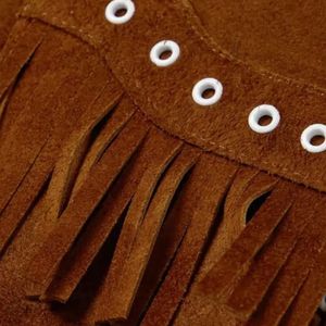 Authentic Men’s Brown <b>Suede</b> Fringe <b>Jacket</b> Western Cowboy Leather Coat with Comfortable Lining Wholesale Bulk Order - Product Image 3