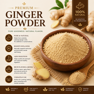 Premium Dehydrated <b>Ginger</b> <b>Powder</b> | Pure Natural Fine Ground <b>Ginger</b> Spice Food Grade Seasoning for Cooking Processing and Export - Product Image 5