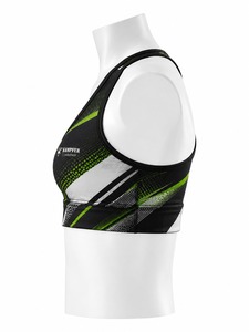 Soutien-gorge de sport écologique pour femme, sur mesure, service OEM, respirant, dernier design, tissu doux de haute qualité, compression - Product Image 6