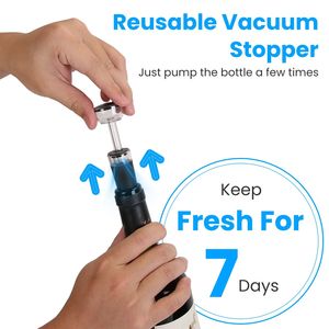 Set Apribottiglie Elettrico Ricaricabile 4 in 1 con Aeratore, Tagliacapsule, Tappo Sottovuoto, Regalo per Uomini e Donne - Product Image 4