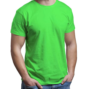 Camisetas de Hombre de Alta Calidad, Camisetas Casuales de Manga Corta Tejidas, de Secado Rápido, de Algodón, con Logotipo Personalizado, Colores Sólidos - Product Image 2