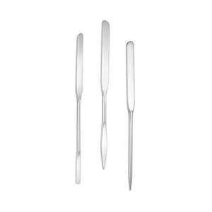 Multi Well <b>Makeup</b> Palette and Spatula Set Stainless Steel Foundation Mixing Tray Professional Sectional Blend ing Kit - Product Image 4