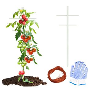 Lot de 4 treillis de jardinage creux en profil T de 2,1 m, robustes et durables, pour la décoration de jardins modernes et la culture des plantes grimpantes - Product Image 1