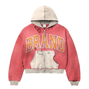 Sweat-shirt à capuche oversize unisexe en polaire polyester/coton, coupe classique, avec poches, style décontracté hiver, mode urbaine - Product Image 6