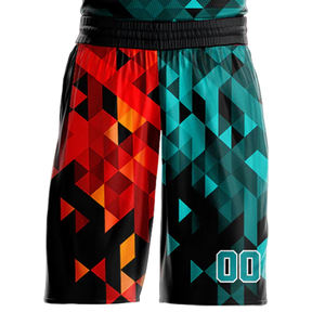 Uniforme de basket-ball imprimé de haute qualité au design unique pour hommes, couleur et logo personnalisés, 100% polyester respirant, séchage rapide, sport - Product Image 5