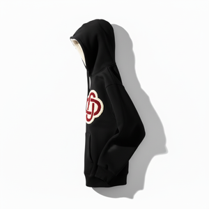 Sudadera con Capucha Oversize de Forro Polar para Hombre, Estilo Casual Deportivo, con Dobladillo Curvo, Logotipo Personalizado, Cuello con Capucha, Ropa Urbana para Invierno - Product Image 5