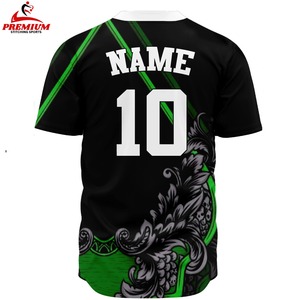 Maillot de baseball personnalisé par sublimation, dernier modèle, léger, tissu doux, coupe confortable, respirant - Product Image 6