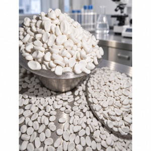 Fournisseur Malaisien – Excellent Prix – Masterbatch de Malaisie – Matière Première Carbonate de Calcium – Granulés – Couleur Naturelle – Pour Soufflage de Films - Product Image 1