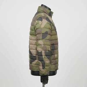 Women's <b>Quilted</b> Jacket Camouflage Stand Collar Full Sleeve Zipper Closure Autumn Regular Length Polyester <b>Wadding</b> - Product Image 5