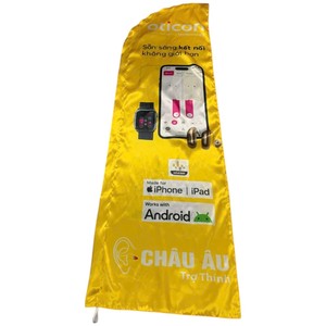 Bandera híbrida Yamaha GEAR 125, bandera de poliéster para exteriores con impresión digital, asta de aluminio, pancarta promocional, duradera, para entrenamiento - Product Image 5