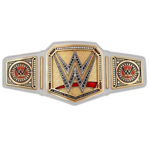 Ceinture de championnat féminin WWE réplique, sur mesure, en laiton et alliage de zinc plaqué or, taille adulte - Product Image 2