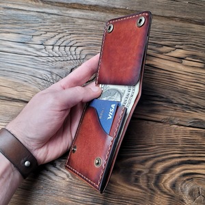 Cartera de Cuero Premium, Económica y Elegante para Hombre, con Tarjetero, Bolsillo para Efectivo y Perfil Delgado, de M/S SHAAD HANDICRAFTS - Product Image 4