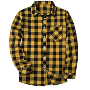 Chemise en flanelle pour homme de qualité supérieure, manches longues, 100% coton, décontractée, anti-rides, écologique, OEM, export, logo personnalisé - Product Image 5