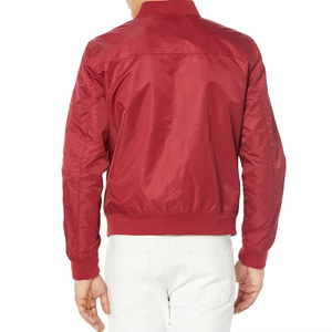 <b>Light</b> Weight Wholesale Winter <b>Jacket</b> Man 2026 OEM Custom Logo Red Bomber <b>Jacket</b> High Quality Polyester Bomber <b>Jacket</b> - Product Image 3