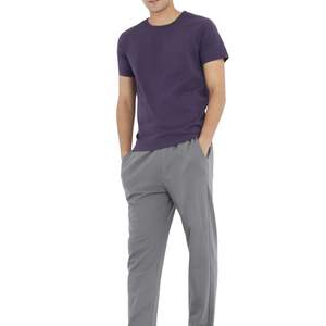 T-shirt personnalisé pour homme, couleur unie, manches courtes, col rond, décontracté, basique, doux, respirant, léger, pour l'été, à porter au quotidien - Product Image 2