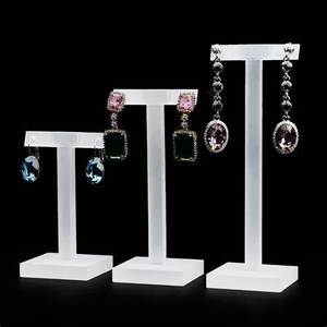 Clear Acrylic Earring <b>Stand</b> for Long Earrings Elegant Display Rack for Jewelry Organization and Showcase - Product Image 2