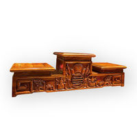 Base moderne à trois niveaux en bois d'Huong naturel, construction durable, origine Vietnam, marque Tam Viet, modèle 106 Worship
