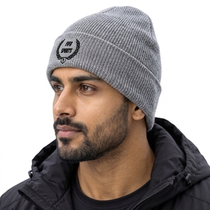 Custom Premium Knitted <b>Winter</b> <b>Hat</b> Soft Warm Fabric Stretchable Cuff Comfortable Fit Casual Outdoor Headwear Daily Fashion <b>Men</b> - Product Image 3