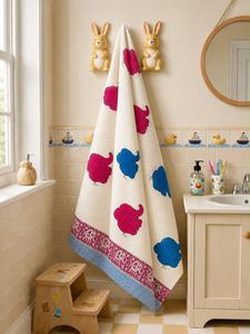 Serviette de bain gaufrée de qualité supérieure, en coton doux, absorbante, séchage rapide, idéale pour les spas et hôtels, disponible au prix de gros. - Product Image 1