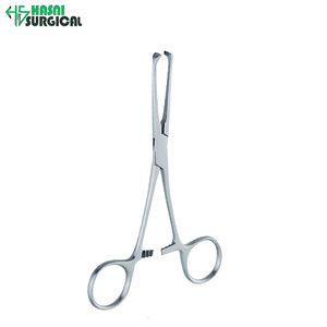 Pince à tissus Allis manuelle en acier inoxydable certifiée CE et ISO pour la chirurgie et le piercing - Product Image 6