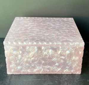 Caja de Joyería Ecológica de Resina Texturizada y Madera, Hecha a Mano, para Guardar Recuerdos, Decoración Elegante para el Hogar, Varios Colores - Product Image 3