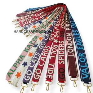 Game Day Nylon <b>Lanyard</b> With Metal Hook Adjustable White <b>Strap</b> For ID Cards Key Holders <b>Phone</b> <b>Straps</b> - Product Image 6