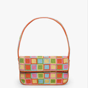 Bolsos de hombro de lujo estilo bohemio con cuentas hechos a mano, ligeros, con cuentas, para verano y bolsos Staud de India, exportados por Craftera. - Product Image 1