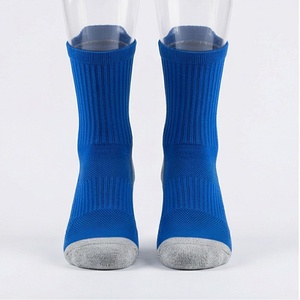 Blue Crew <b>Socks</b> Breathable Polyester Spandex Athletic Basketball <b>Socks</b> for Adults Summer Sport Wear - Product Image 1