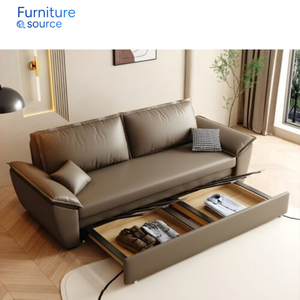 Sofá de cuero premium-Diseño contemporáneo de lujo-Muebles tapizados duraderos de Vietnam-Proveedor de exportación a granel OEM ODM - Product Image 2