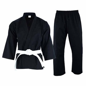 Wholesale Price Karate Uniform Martial Arts Wear <b>Sale</b> Cheap Price Unisex Stretch Breathable Polyester/Cotton OEM Service - Product Image 5