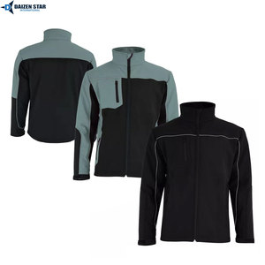 Chaqueta Soft Shell Personalizada al por Mayor con Cuello Alto y Bolsillo Frontal, Ecológica y Transpirable para Senderismo, Camping y Trekking - Product Image 3