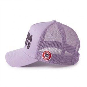 Gorra Trucker Morada de 6 Paneles, Personalizada con Bordado 3D, Malla Transpirable, Ajustable con Cierre a Presión, para Uso Casual al Aire Libre - Product Image 5