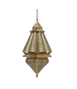 Classic Design Round Shape Hanging Lantern Exclusive Quality Customized Size Iron Hotel Decorative Hanging Lantern - Product Image 3