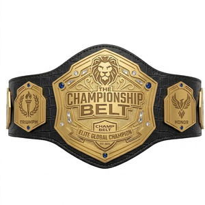 Ceintures de championnat personnalisées OEM ODM de haute qualité, prix d'usine, logo personnalisé professionnel, finition détaillée, fabricant - Product Image 1