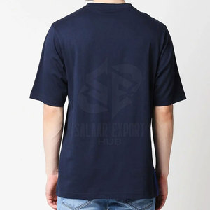 T-shirt pour homme en tissu confortable fabriqué au Pakistan, style personnalisé, couleur unie, vêtements décontractés, coupe ample, t-shirt imprimé pour homme - Product Image 2