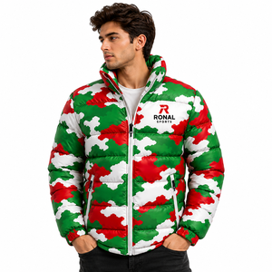 Blouson matelassé léger et pliable pour homme, en toile, à capuche, personnalisé, chaud pour l'hiver, en promotion 2026 - Product Image 3