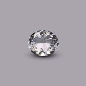 Natural Sky Blue Aquamarine 3.7 Carat Oval Cabochon Loose Gemstone for Fine Jewelry - Product Image 1