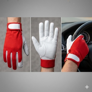 Guantes de Seguridad de Piel de Cabra de Primera Calidad, Antiestáticos, Impermeables, Lisos, con Muñequera Ajustable para Protección en Trabajos de Jardinería - Product Image 4