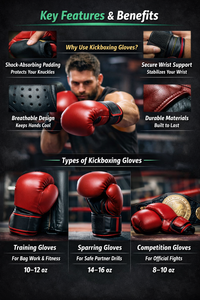 Gants de boxe d'entraînement, gants de sparring pour MMA, Muay Thai, Kickboxing, en cuir PU, pour sacs de frappe et pads - Product Image 6