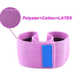 Bandas de resistencia para ejercicios, duraderas, antideslizantes, impermeables, de tela de poliéster ecológica, para entrenamiento en casa, piernas y glúteos. - Product Image 4