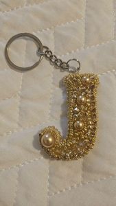 Luxury Handmade Beaded Embroidery <b>Keychain</b> Stylish Purse Charm and Key Holder Elegant Hand Embroidered Beaded <b>Keychain</b> Colorful - Product Image 6