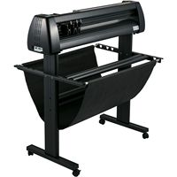 Machine de découpe de vinyle Servo Bundle de 34 pouces avec écran LCD, imprimante vinyle manuelle, traceur, capacités de découpe de signalétique - SignMaste